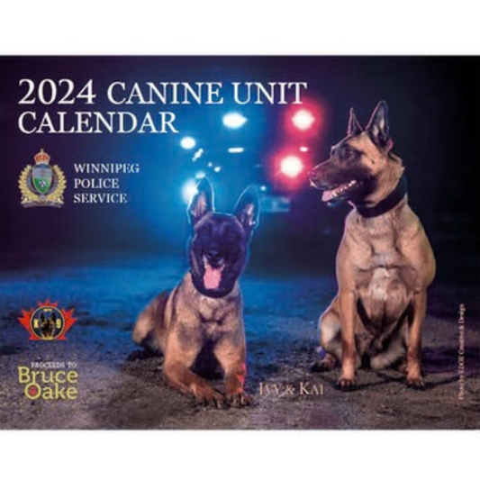 2024/2025 Winnipeg Police K9 Calendar