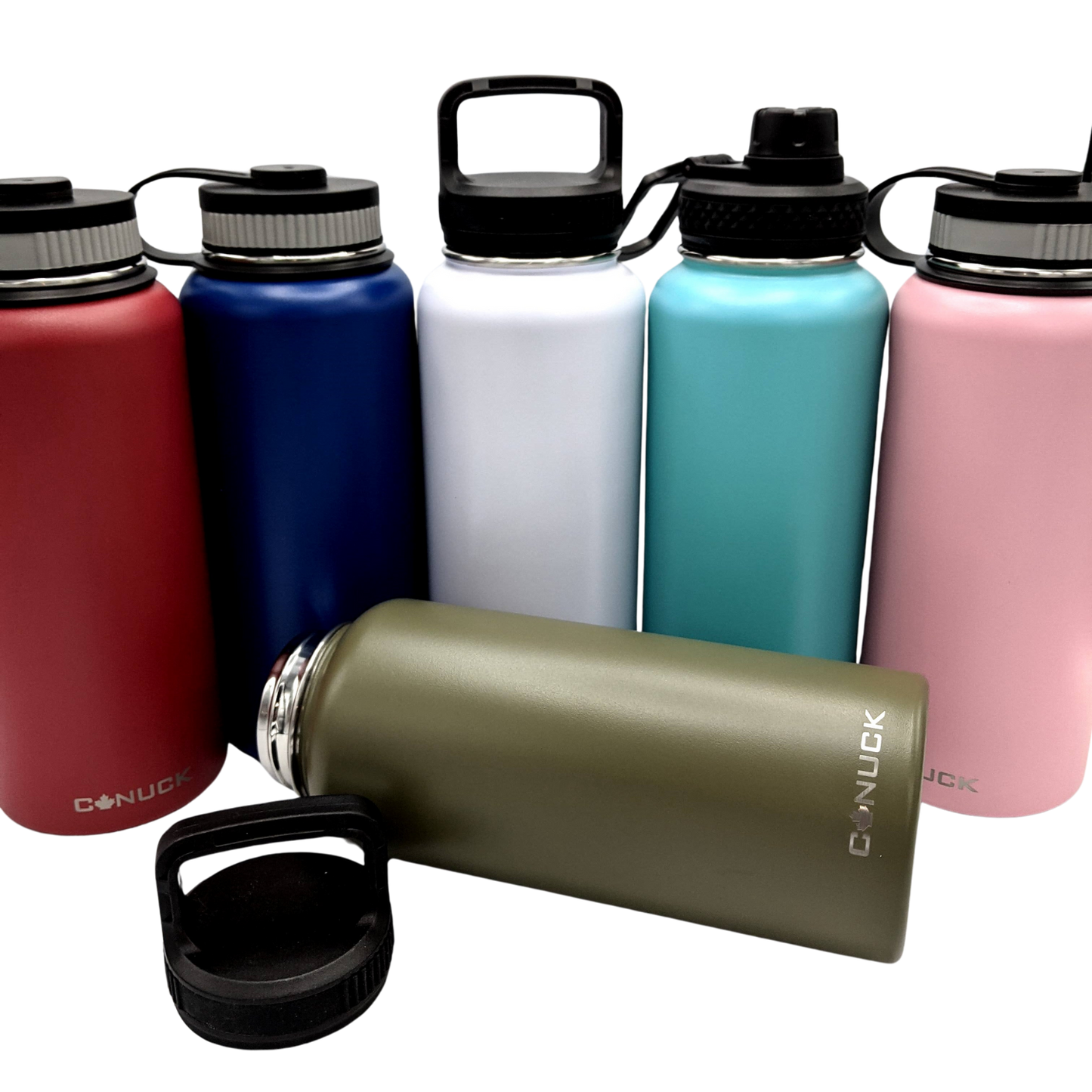 Canuck - 32oz Water Bottle - Solid Colours