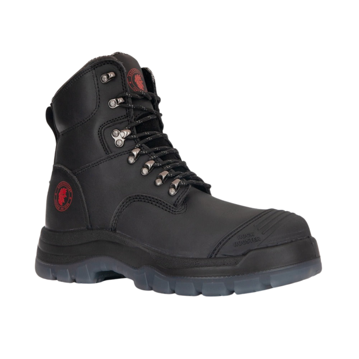 7" Zip-sided Steel Toe Leather Work Boots - The Kensington