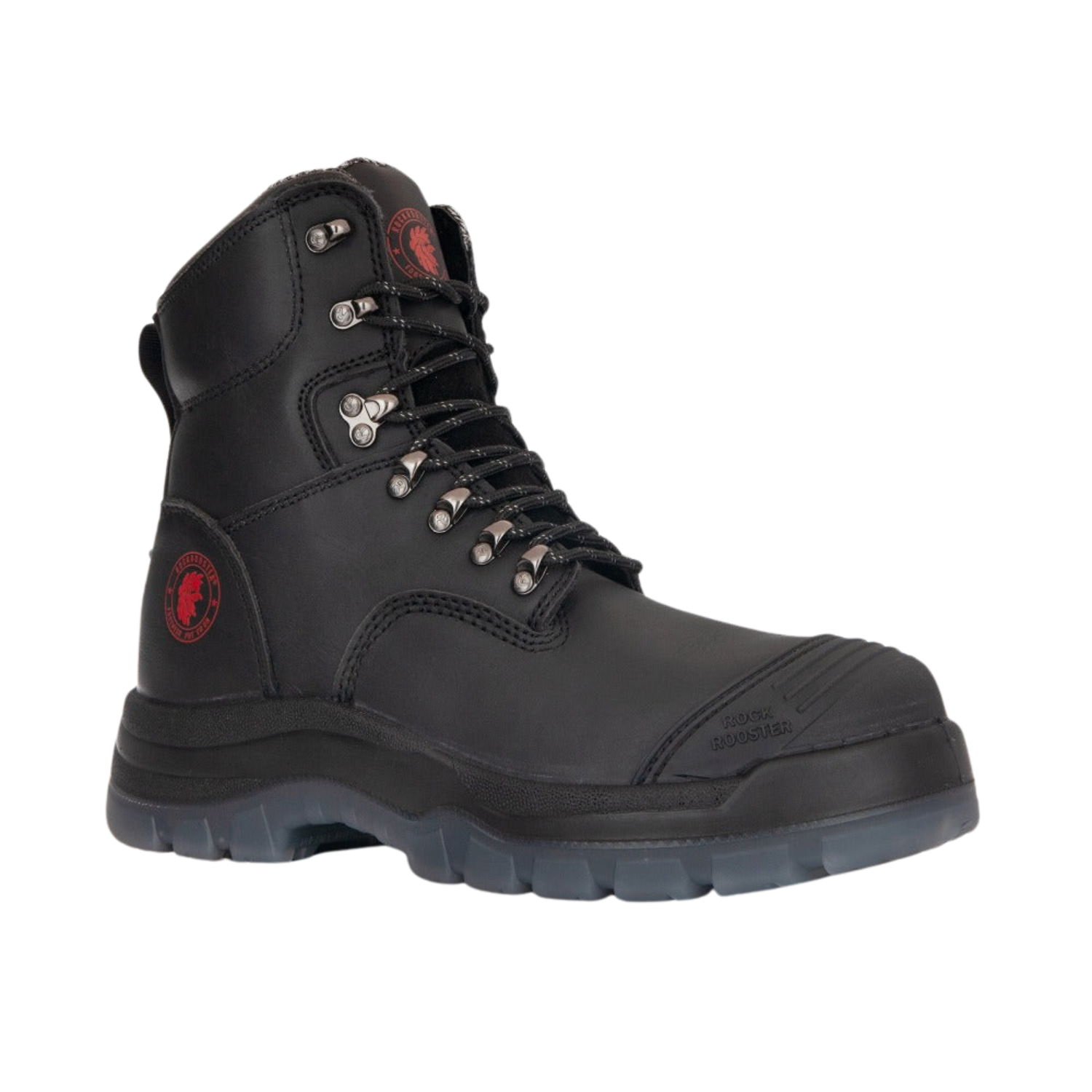 7" Zip-sided Steel Toe Leather Work Boots - The Kensington