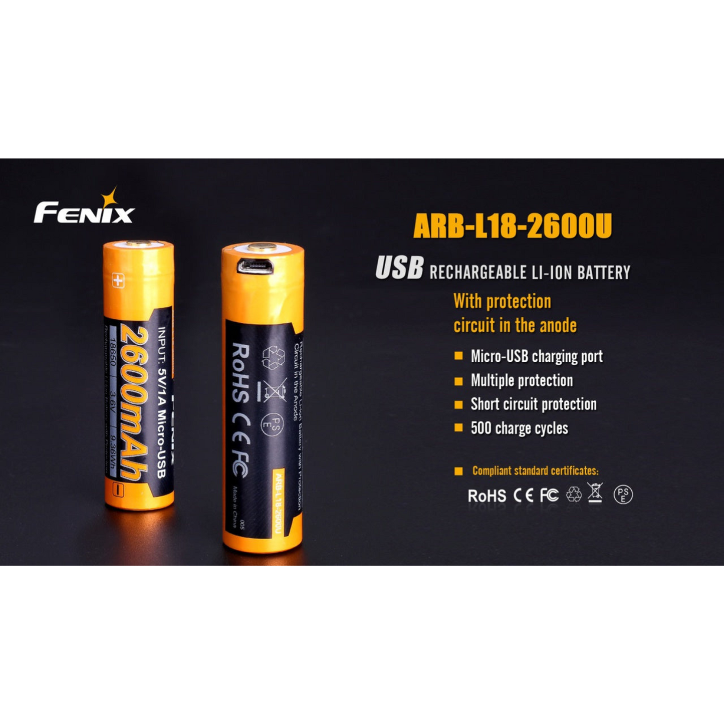 ARB L18 - 2600mAh Rechargeable Battery