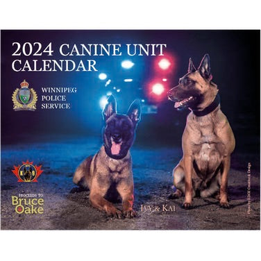 2024/2025 Winnipeg Police K9 Calendar