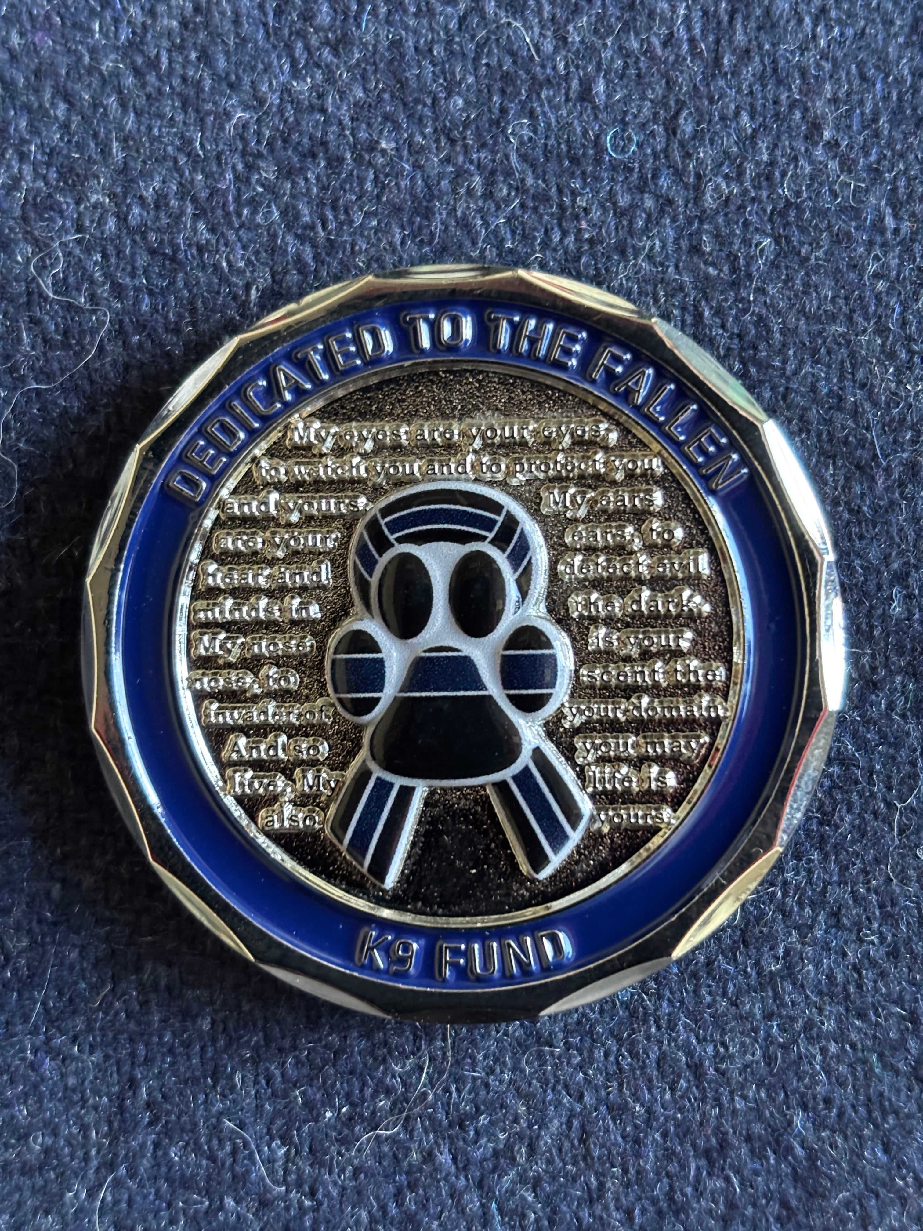 Winnipeg Police K9 Challenge Coin (Option 1)