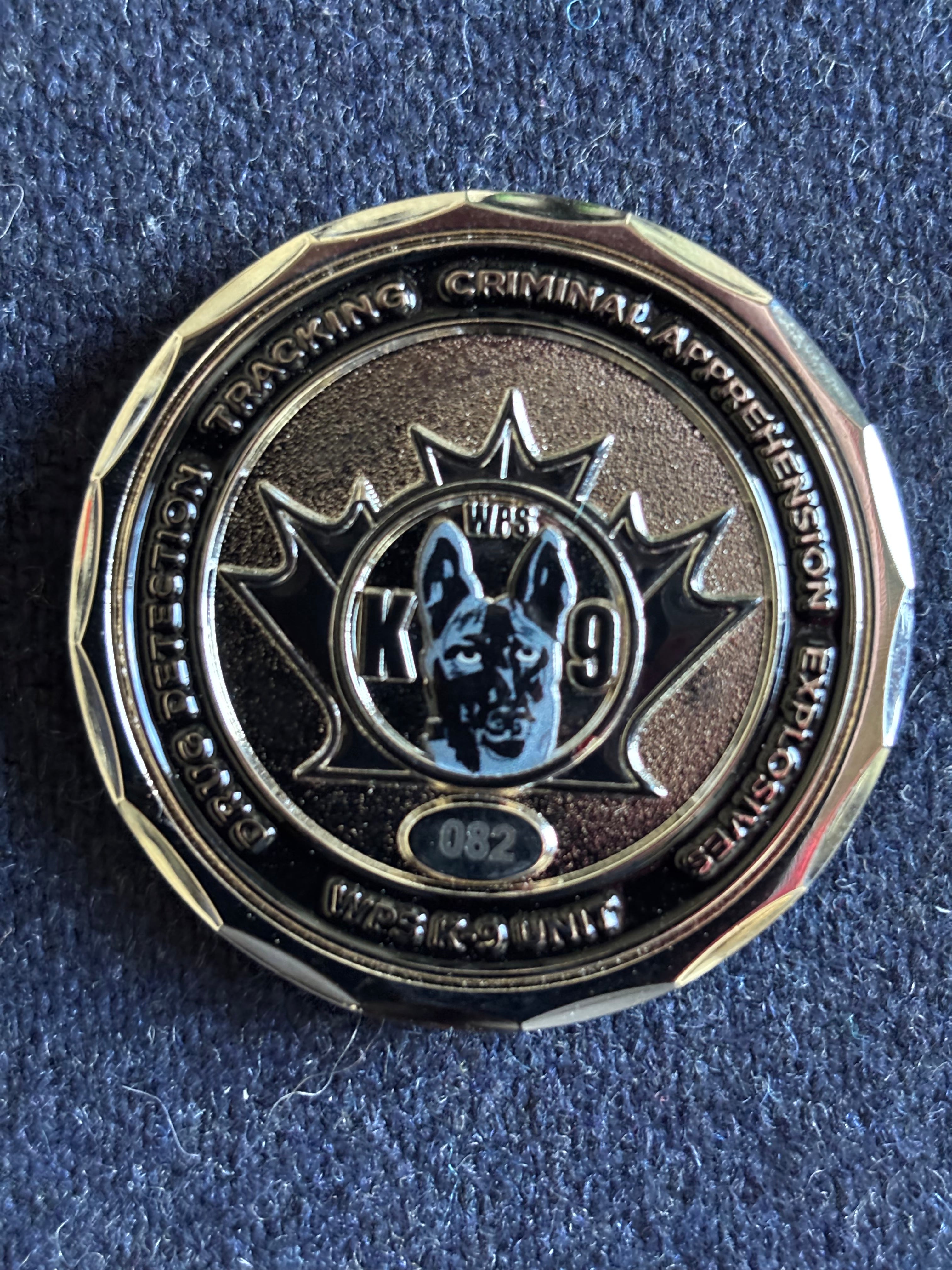 Winnipeg Police K9 Challenge Coin (Option 2)