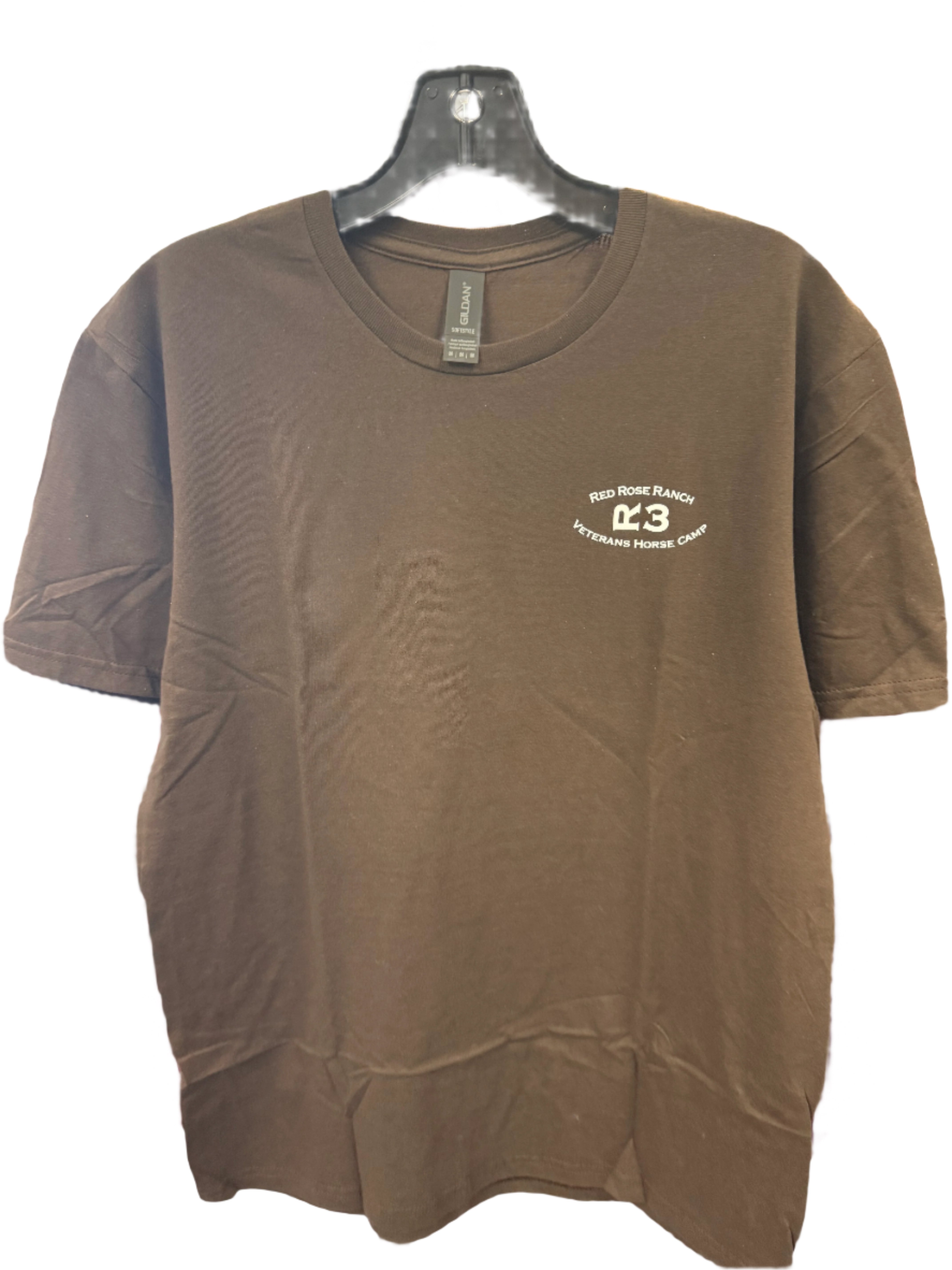 Red Rose Ranch Veterans Horse Camp (R3VHC) Logo T-Shirt