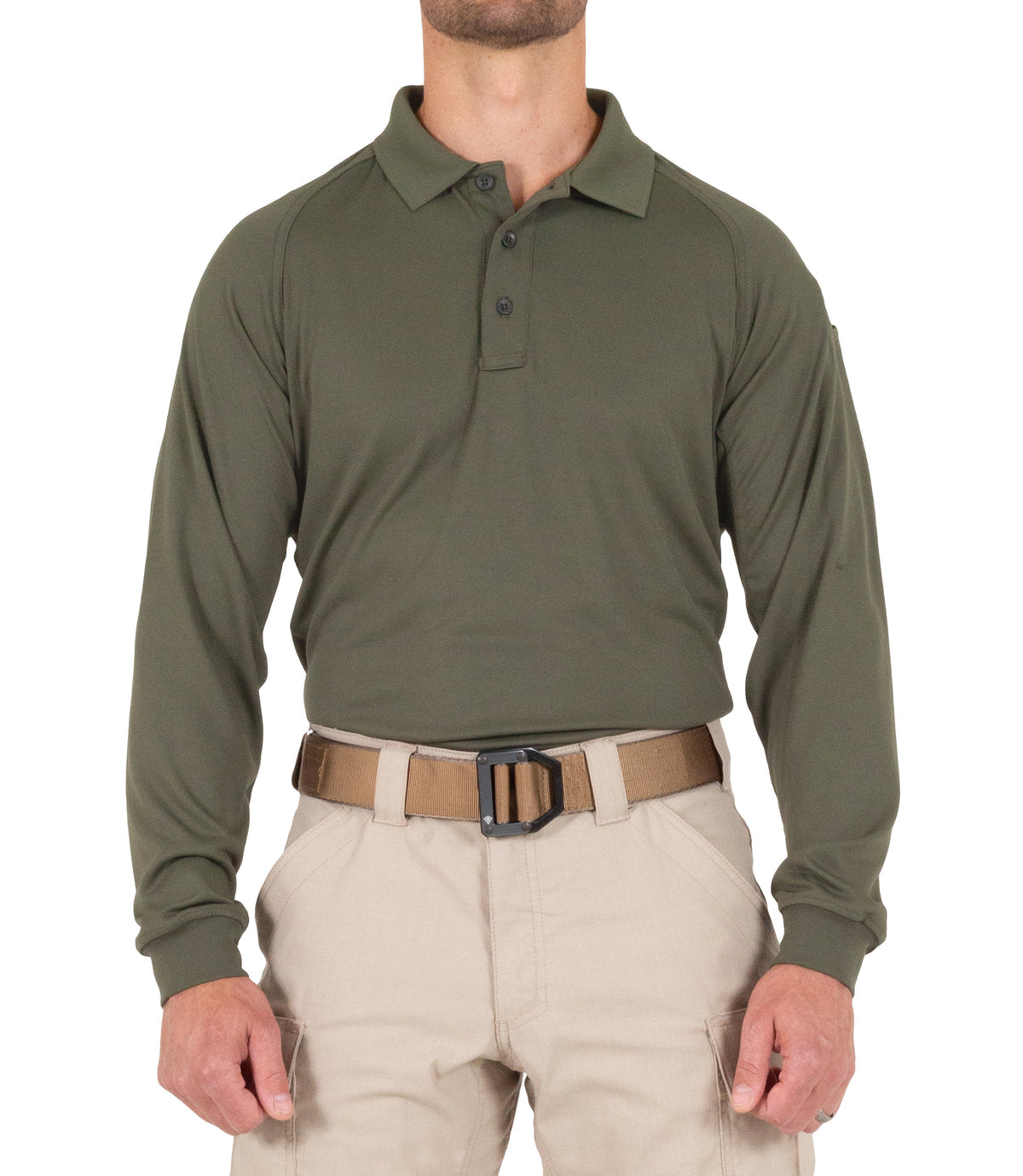 Men's Performance Long Sleeve Polo Shirt