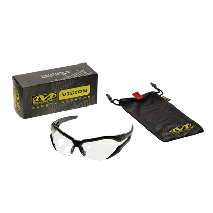 Mechanix Type V - Black Frame Clear Lens Safety Eyewear