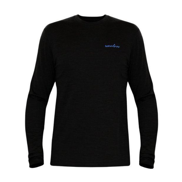 100% Merino Wool Base-layer Long Sleeve Crew Neck Shirt (Men’s)