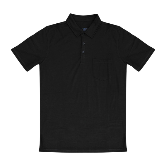 100% Merino Wool Golf Shirt (with pocket)