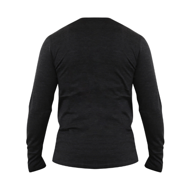 100% Merino Wool Long Sleeve Henley