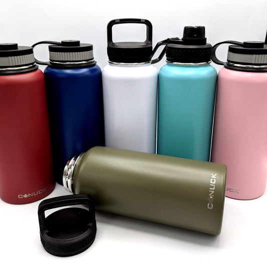 32oz Canuck Water Bottle - Solid Colours