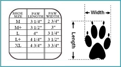 Pawtrexx - Winter and Outdoor Orthopedic K9 Footwear (2 Shoes)