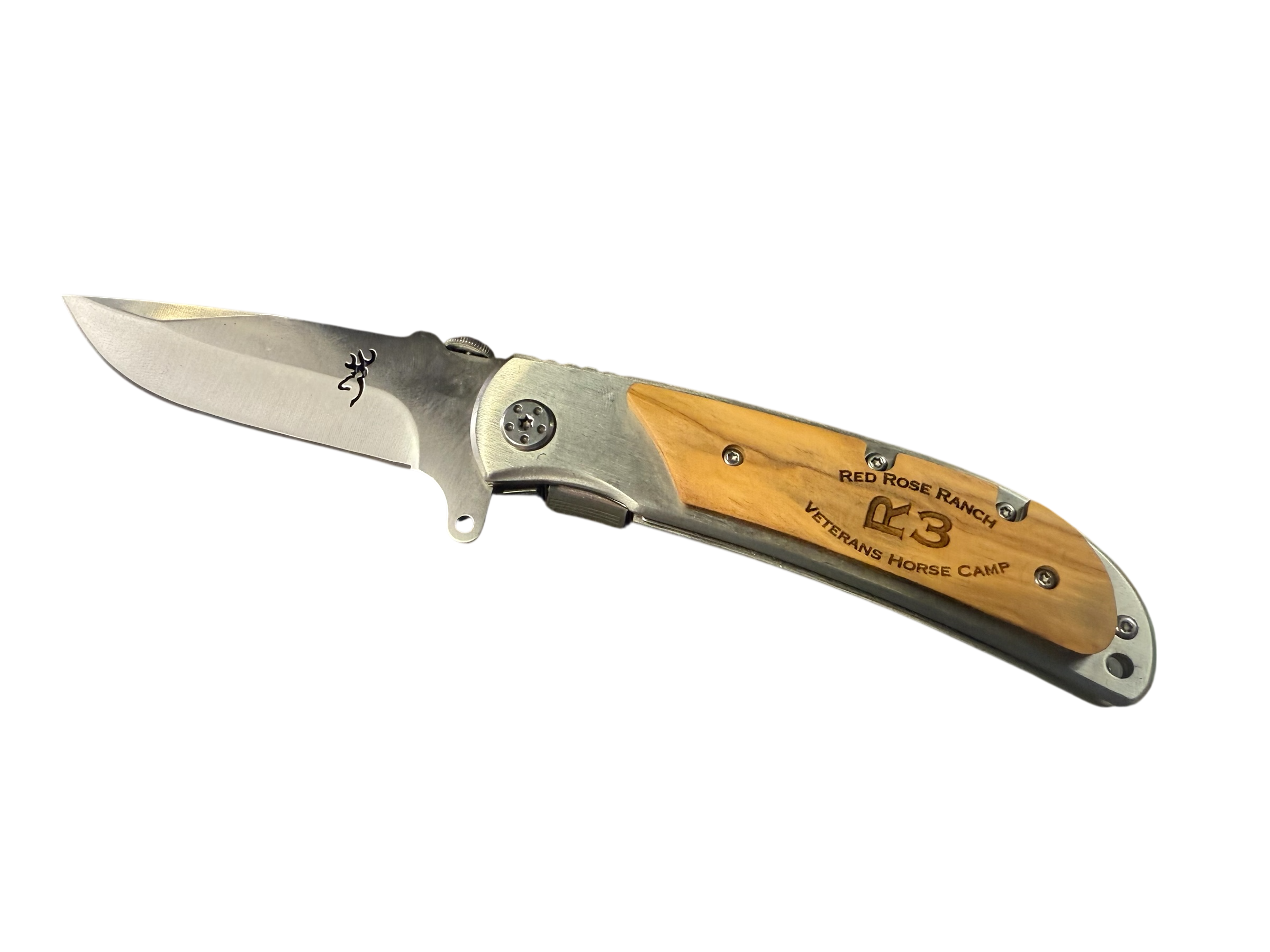 Red Rose Ranch Veterans Horse Camp – Limited Edition Browning Folding Knife