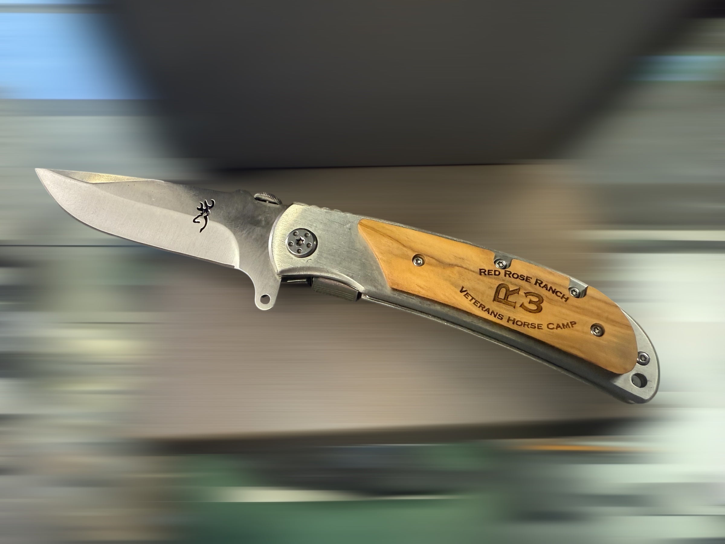 Red Rose Ranch Veterans Horse Camp – Limited Edition Browning Folding Knife