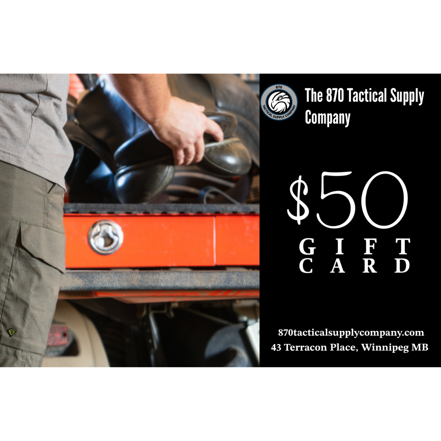 The 870 Tactical Supply Company Gift Card