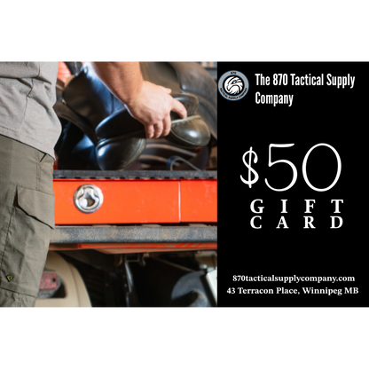 The 870 Tactical Supply Company Gift Card