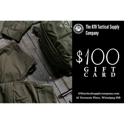 The 870 Tactical Supply Company Gift Card