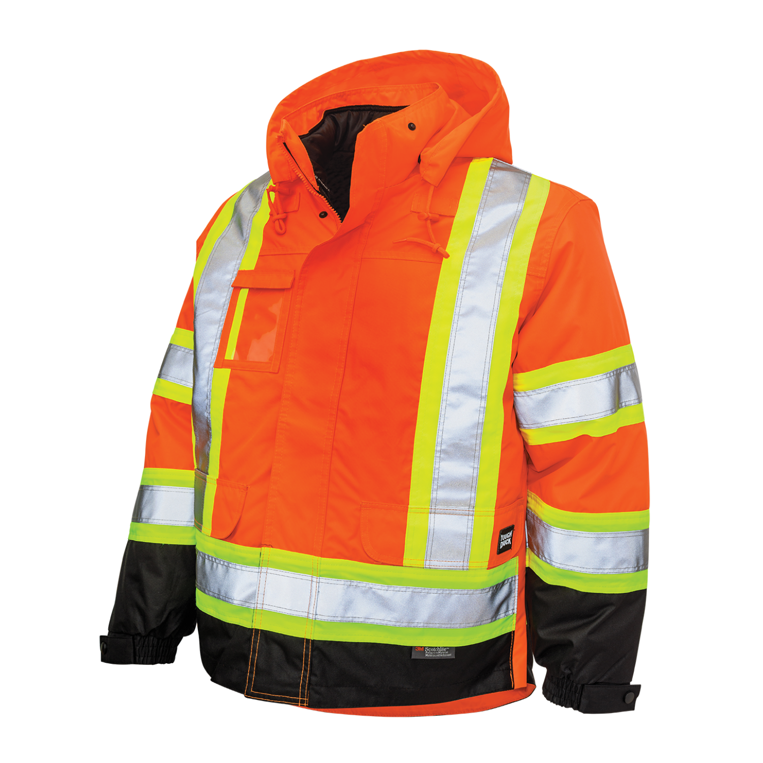 Tough Duck - Women's Poly Oxford 5-in-1 Safety Jacket