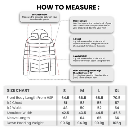 Women's Lightweight Down Jacket (Packable)