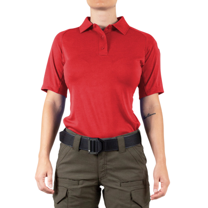 Womens Performance Short Sleeve Polo Shirt