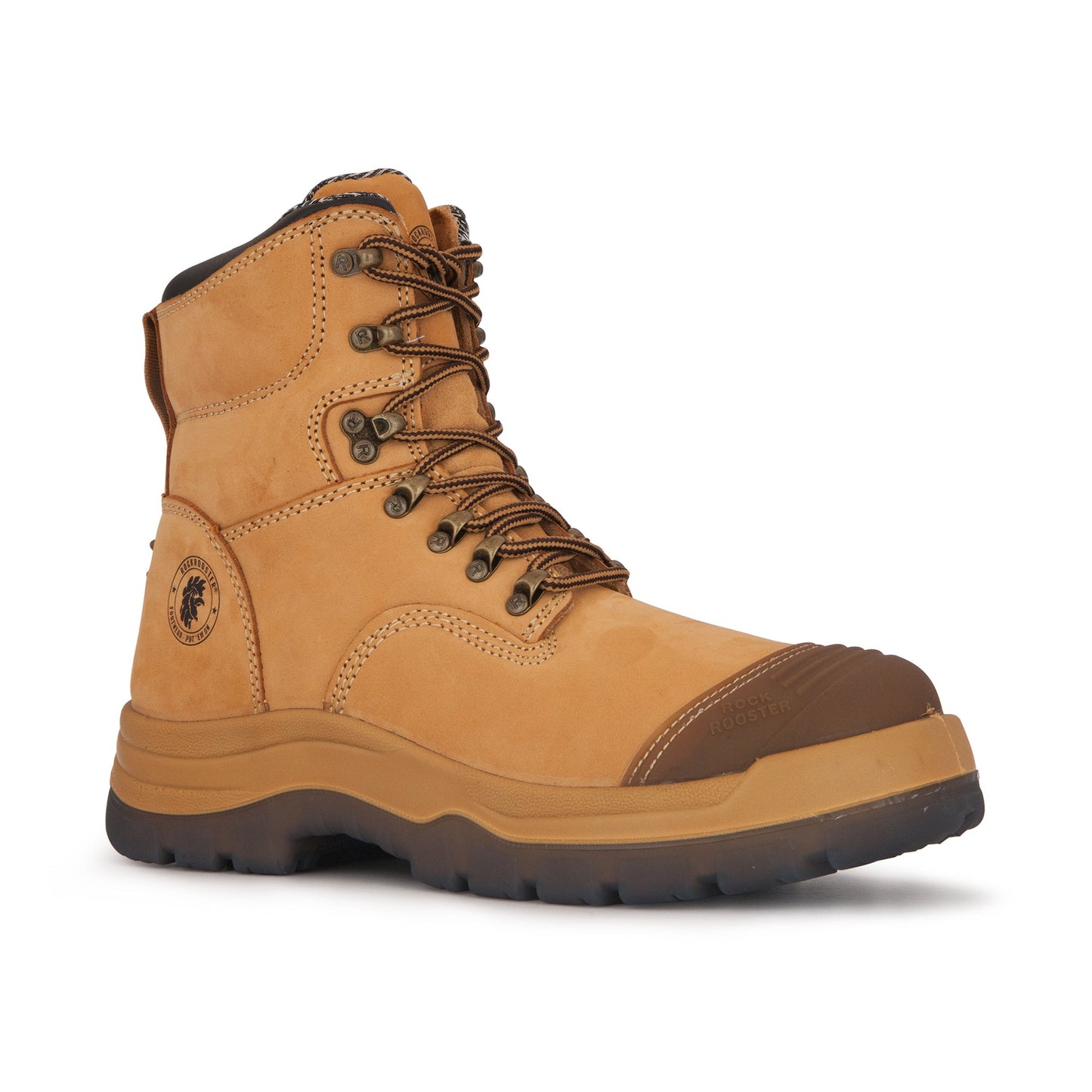 7" Zip-sided Steel Toe Leather Work Boots - The Kimberly